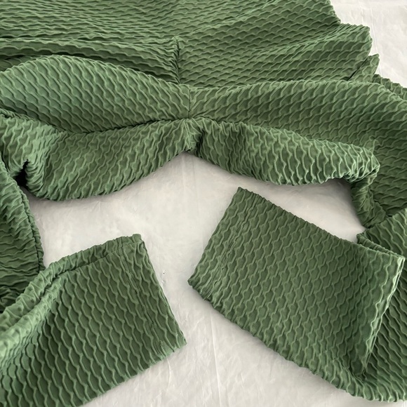 Booty by Brabants Croco Legging Olive Green size OS - Picture 4 of 8